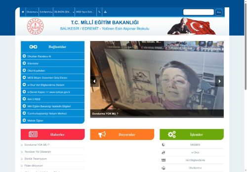 Yolören Esin Akpınar İlkokulu - BALIKESİR / EDREMİT