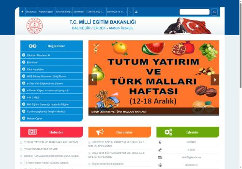 Atatürk İlkokulu - BALIKESİR / ERDEK