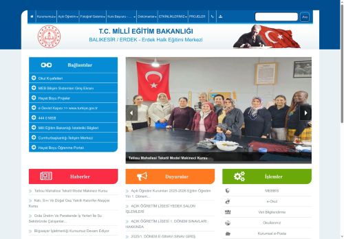 Erdek Halk Eğitimi Merkezi - BALIKESİR / ERDEK