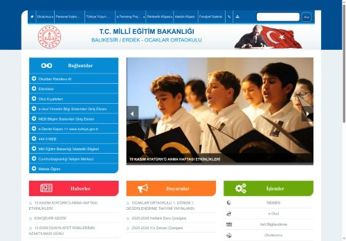 OCAKLAR ORTAOKULU - BALIKESİR / ERDEK