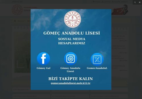 Gömeç Anadolu Lisesi - BALIKESİR / GÖMEÇ