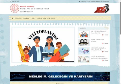 Hayme Ana Kız Mesleki ve Teknik Anadolu Lisesi - BALIKESİR / SUSURLUK