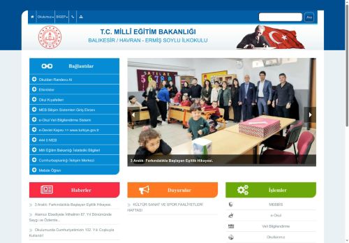 ERMİŞ SOYLU İLKOKULU - BALIKESİR / HAVRAN