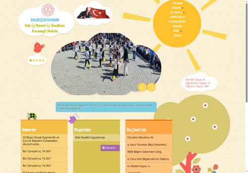 Hak-İş Hizmet-İş Sendikası Kocaseyit İlkokulu - BALIKESİR / HAVRAN