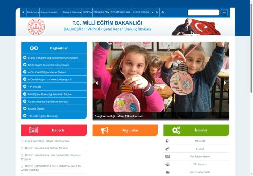 Şehit Kenan Dalkılıç İlkokulu - BALIKESİR / İVRİNDİ