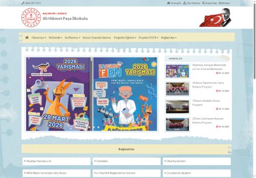 Ali Hikmet Paşa İlkokulu - BALIKESİR / KARESİ