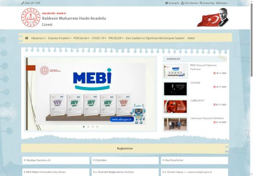 Balıkesir Muharrem Hasbi Anadolu Lisesi - BALIKESİR / KARESİ