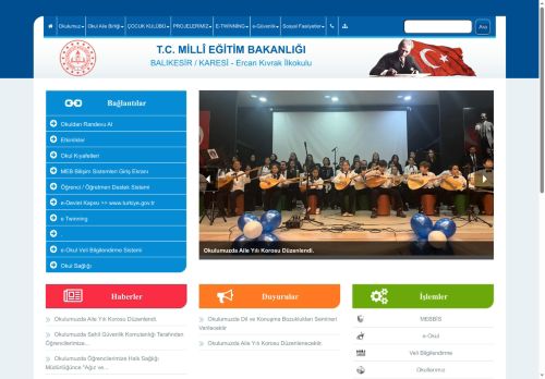 Ercan Kıvrak İlkokulu - BALIKESİR / KARESİ