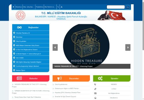 Kayabey Şehit Ferruh Kulaoğlu Ortaokulu - BALIKESİR / KARESİ