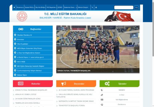 Rahmi Kula Anadolu Lisesi - BALIKESİR / KARESİ