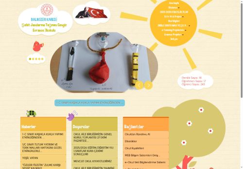 Şehit Jandarma Teğmen Cengiz Evranos İlkokulu - BALIKESİR / KARESİ