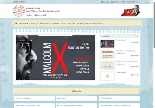 Şule Yüksel Şenler Kız Anadolu İmam Hatip Lisesi - BALIKESİR / KARESİ