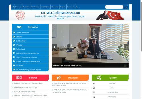 23 Nisan Şehit Deniz Göçkün İlkokulu - BALIKESİR / KARESİ