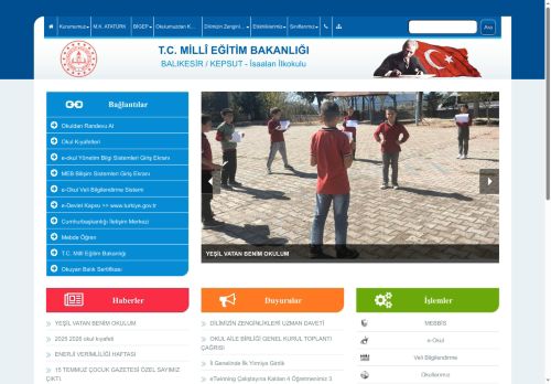 İsaalan İlkokulu - BALIKESİR / KEPSUT