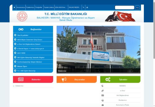 Manyas Öğretmenevi ve Akşam Sanat Okulu - BALIKESİR / MANYAS