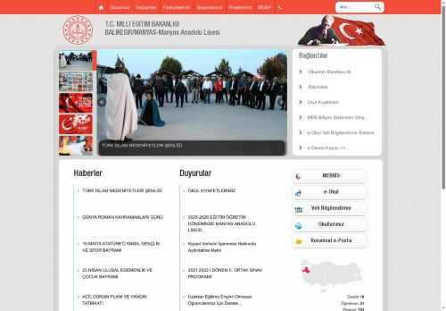 Manyas Anadolu Lisesi - BALIKESİR / MANYAS