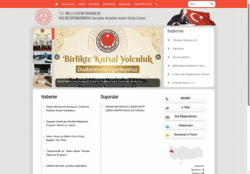 Saraylar Anadolu İmam Hatip Lisesi - BALIKESİR / MARMARA