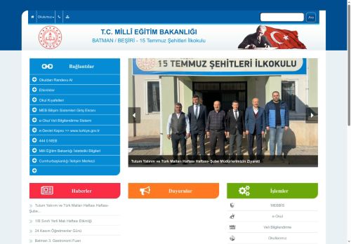 15 Temmuz Şehitleri İlkokulu - BATMAN / BEŞİRİ