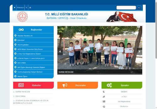 Hisar Ortaokulu - BATMAN / GERCÜŞ