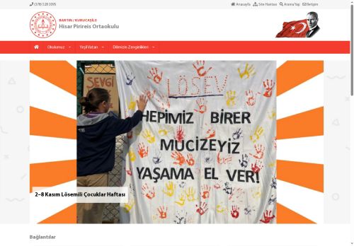 Hisar Pirireis Ortaokulu - BARTIN / KURUCAŞİLE