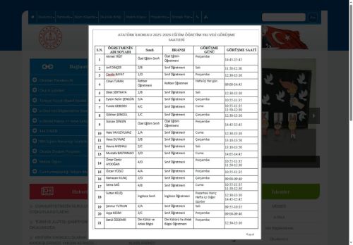 Atatürk İlkokulu - BARTIN / MERKEZ