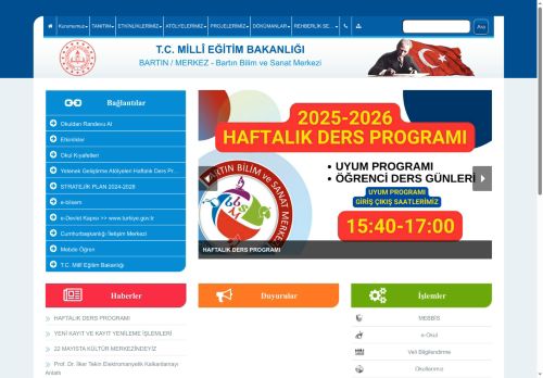 Bartın Bilim ve Sanat Merkezi - BARTIN / MERKEZ