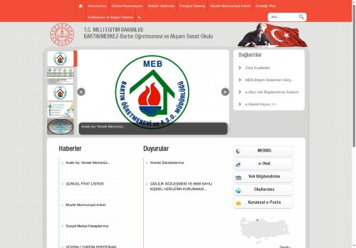 Bartın Öğretmenevi ve Akşam Sanat Okulu - BARTIN / MERKEZ