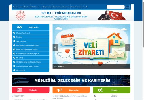 Hayme Ana Kız Mesleki ve Teknik Anadolu Lisesi - BARTIN / MERKEZ