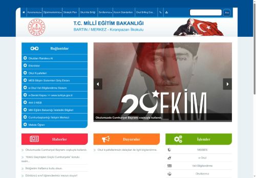 Kıranpazarı İlkokulu - BARTIN / MERKEZ