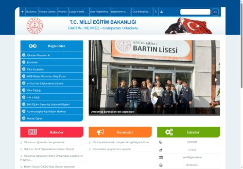 Kıranpazarı Ortaokulu - BARTIN / MERKEZ