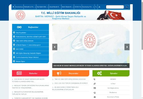 Şehit Ahmet Seçen Rehberlik ve Araştırma Merkezi - BARTIN / MERKEZ