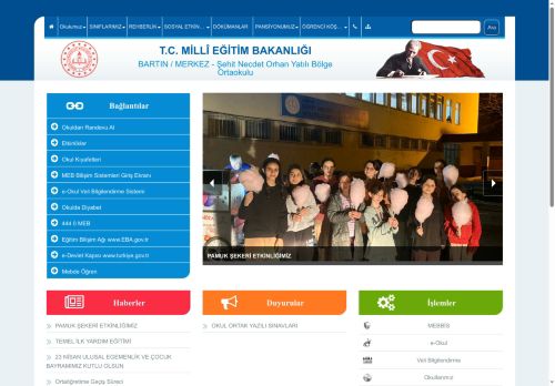 Şehit Necdet Orhan Yatılı Bölge Ortaokulu - BARTIN / MERKEZ