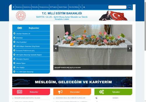 Şehit Musa Aytar Mesleki ve Teknik Anadolu Lisesi - BARTIN / ULUS
