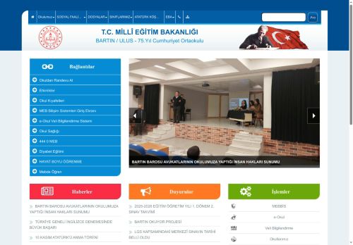 75.Yıl Cumhuriyet Ortaokulu - BARTIN / ULUS