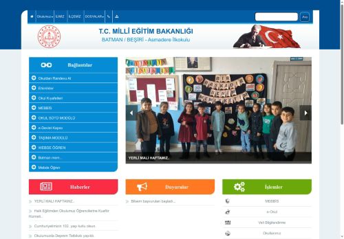 Asmadere İlkokulu - BATMAN / BEŞİRİ