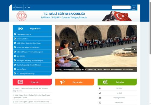 Durucak Tekağaç İlkokulu - BATMAN / BEŞİRİ