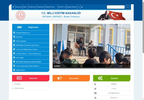 Binatlı Ortaokulu - BATMAN / MERKEZ
