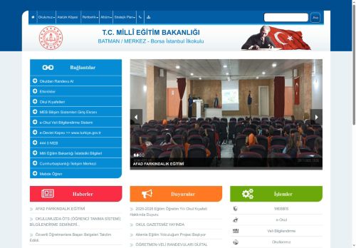 Borsa İstanbul İlkokulu - BATMAN / MERKEZ