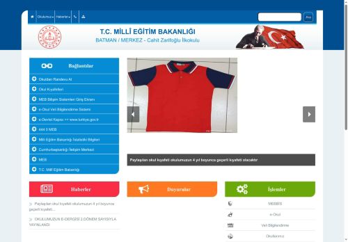 Cahit Zarifoğlu İlkokulu - BATMAN / MERKEZ