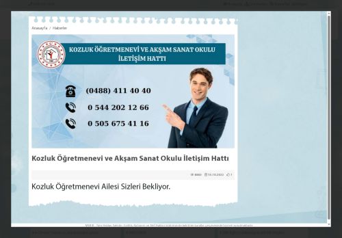 ÖĞRETMEN EVİ VE AKŞAM SANAT OKULU - BATMAN / KOZLUK