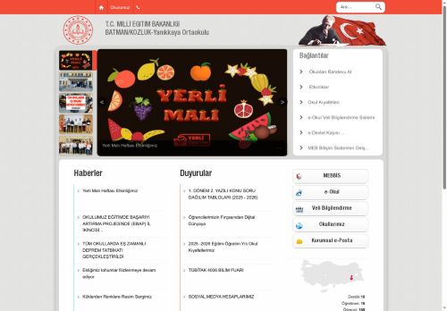 Yanıkkaya Ortaokulu - BATMAN / KOZLUK