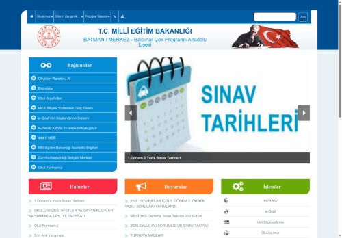 Balpınar Çok Programlı Anadolu Lisesi - BATMAN / MERKEZ