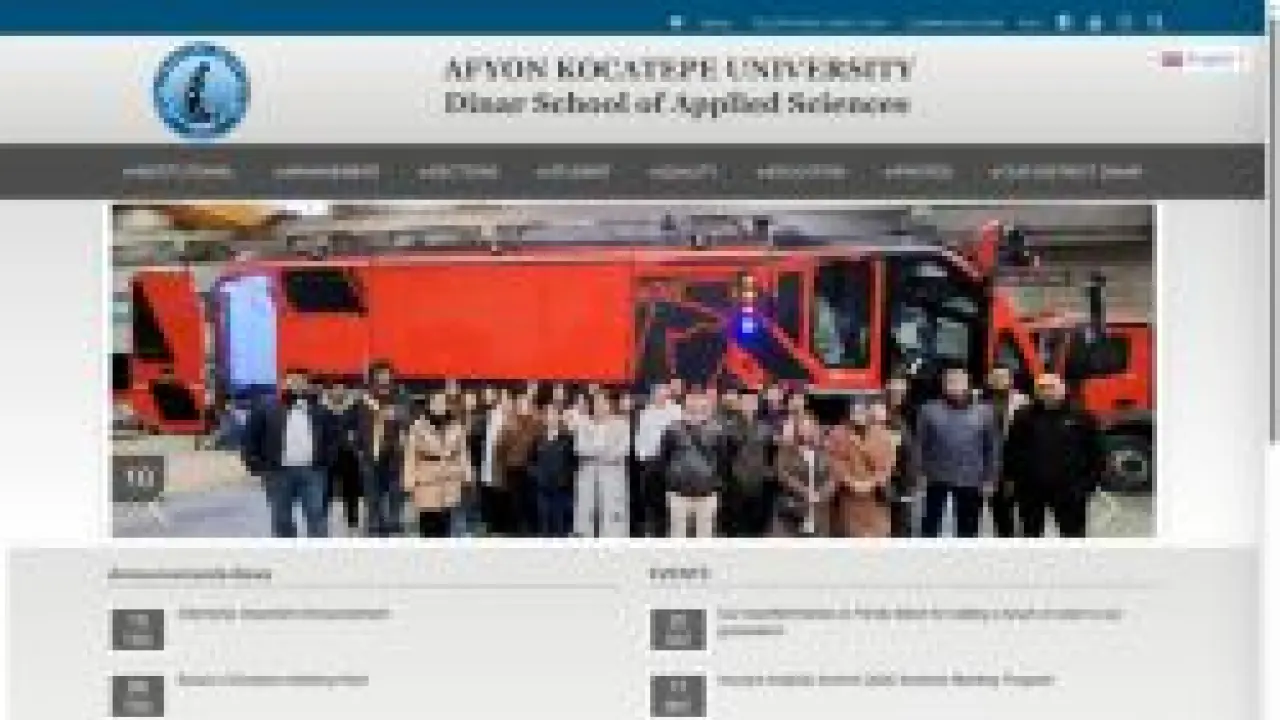 Dinar Uygulamalı Bilimler Yüksekokulu | Afyon Kocatepe Üniversitesi