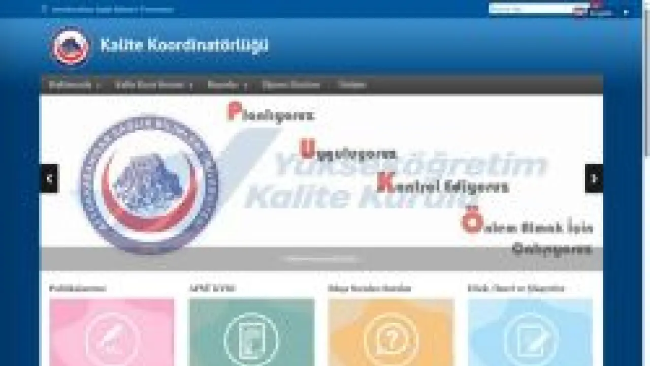 Sağlığın ÜniversitesiKalite Koordinatörlüğü | Sağlığın Üniversitesi - Kalite Koordinatörlüğü