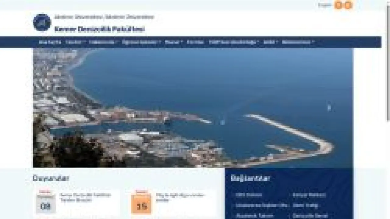Kemer Denizcilik Fakültesi-Ana Sayfa