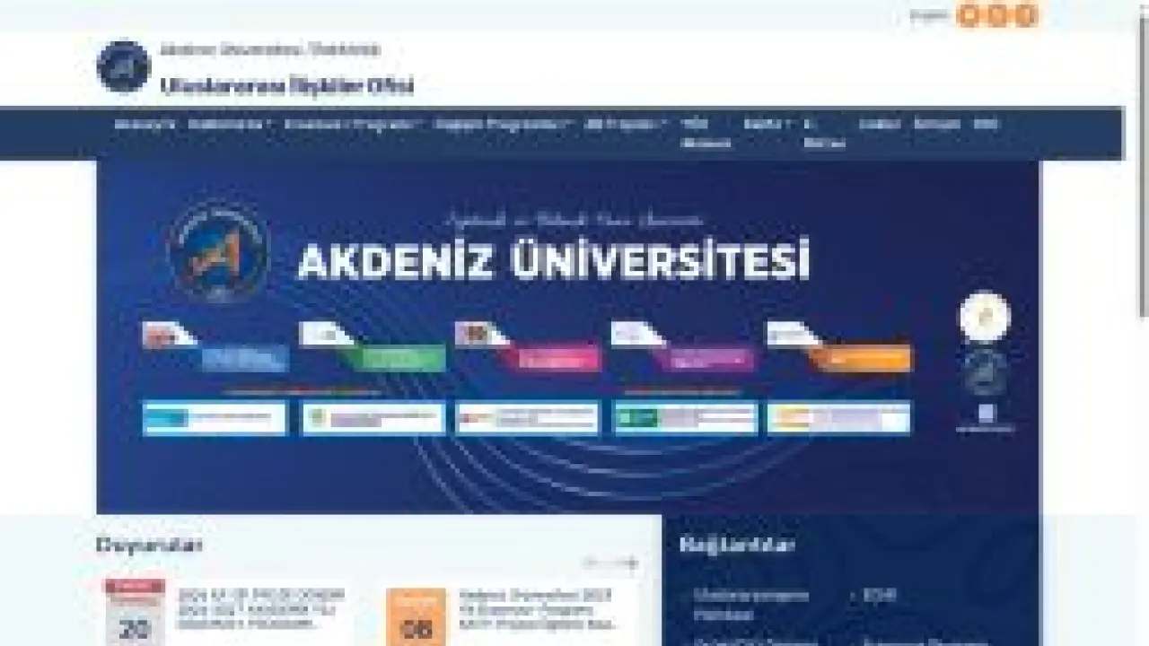 Uluslararası İlişkiler Ofisi-Ana Sayfa