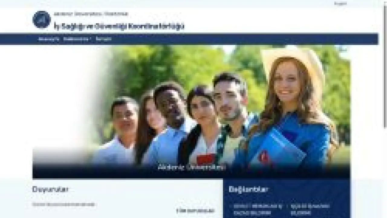 İş Sağlığı ve Güvenliği Şube Müdürlüğü-Ana Sayfa