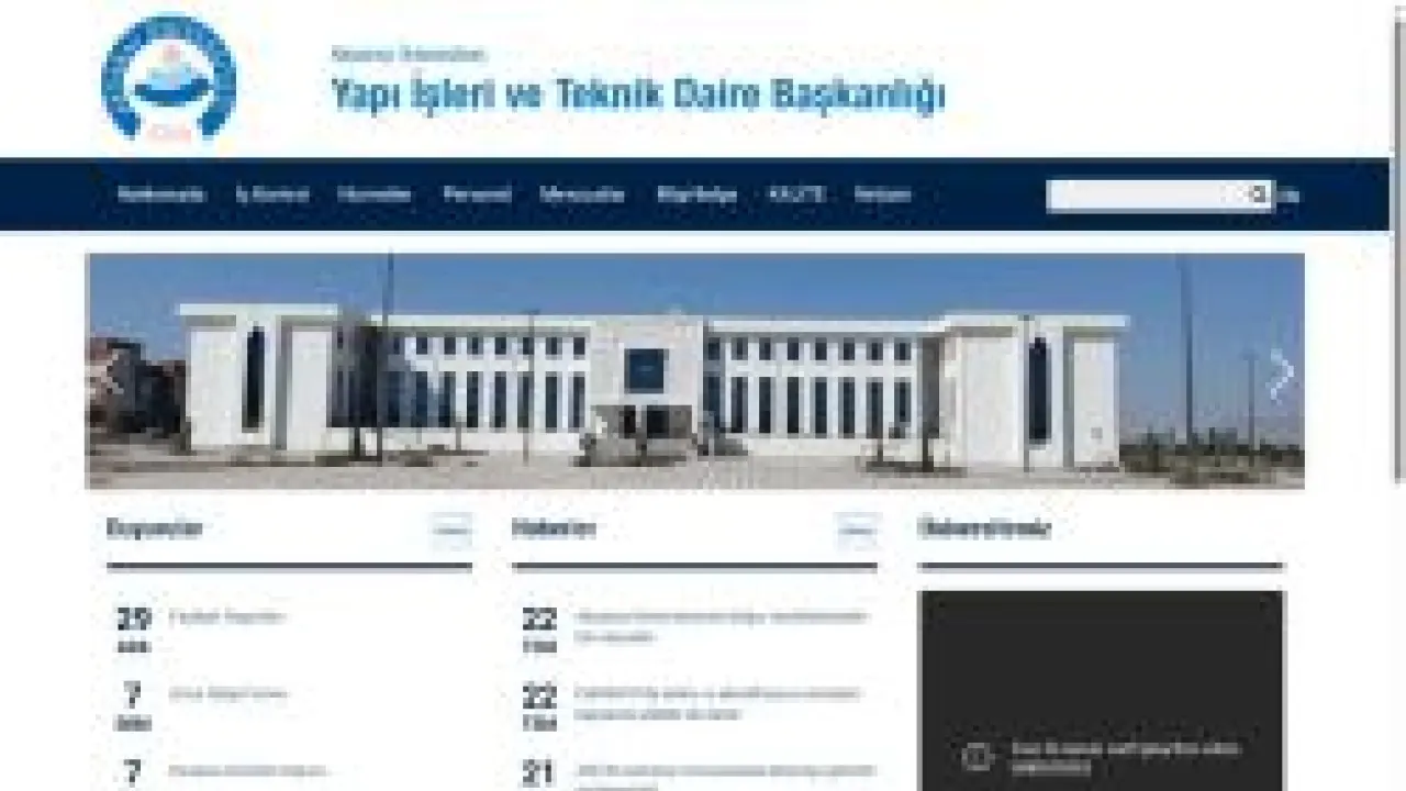 Yapı İşleri ve Teknik Daire Başkanlığı