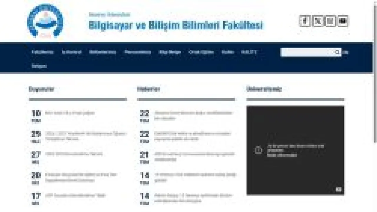 Bilgisayar ve Bilişim Bilimleri Fakültesi