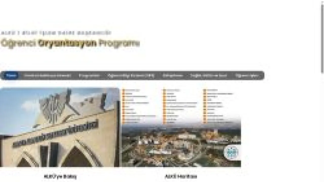 ALKÜ | Öğrenci Oryantasyon Programı